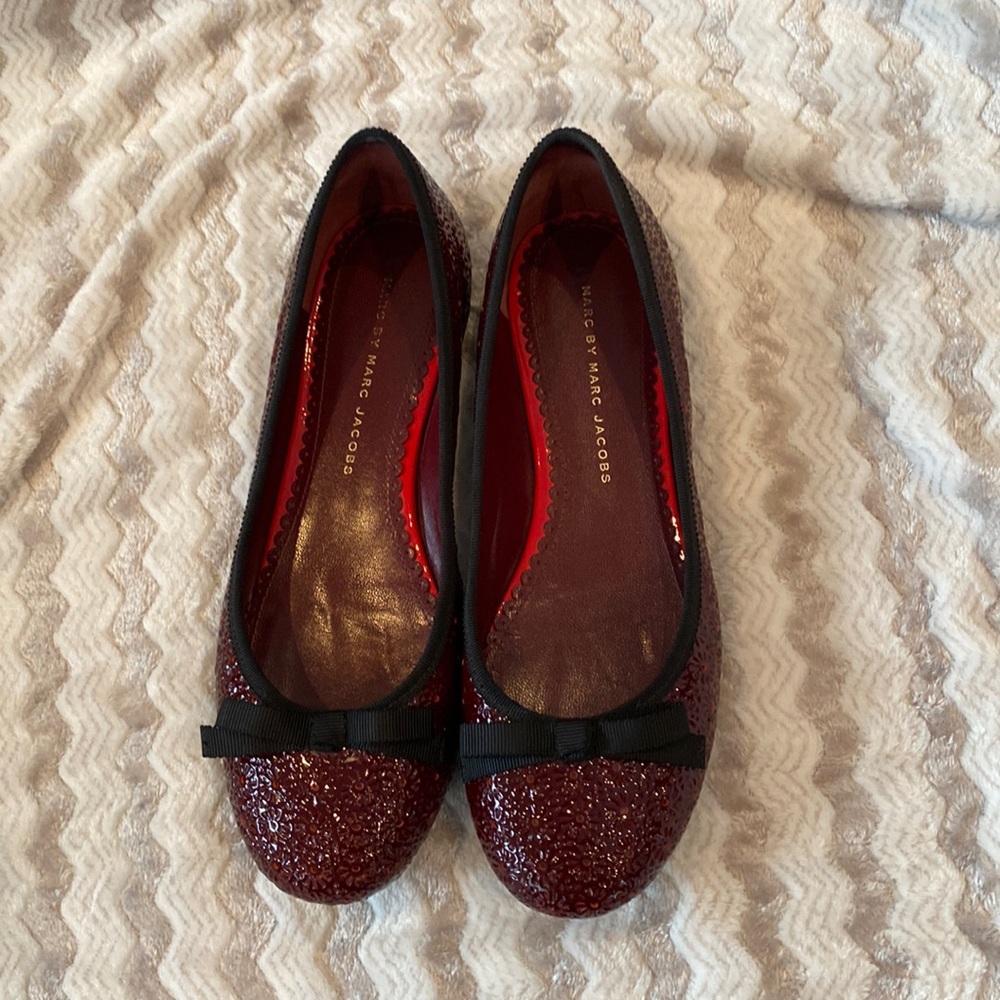 Marc Jacobs Purple Flats Size 37.5